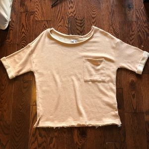 NWOT Splendid French Terry Pocket Tee